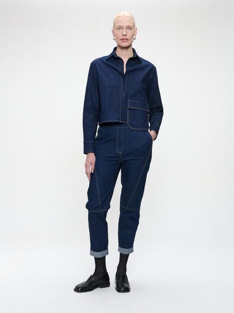 Anda denim pants | Blue denim