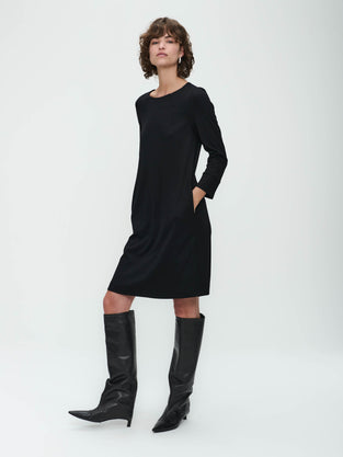 Joan Terry jersey Dress | Old Black