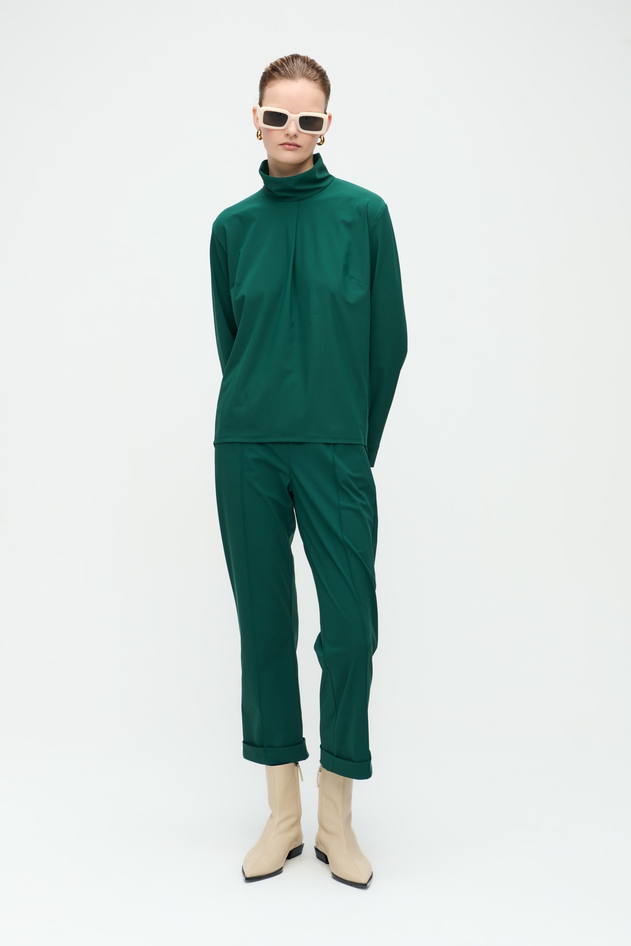 Irena Pants Technical Jersey | Green