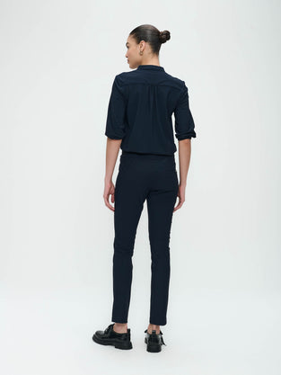 Pants Emma-straight leg fit Technical Jersey | Blue