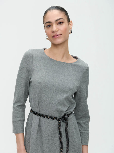 Joan Terry jersey Dress | Grey Melange