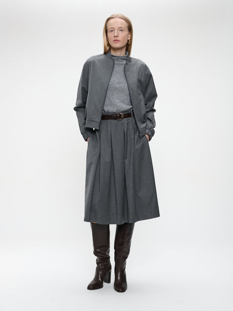 Sharon viscose jacket | Dark Grey