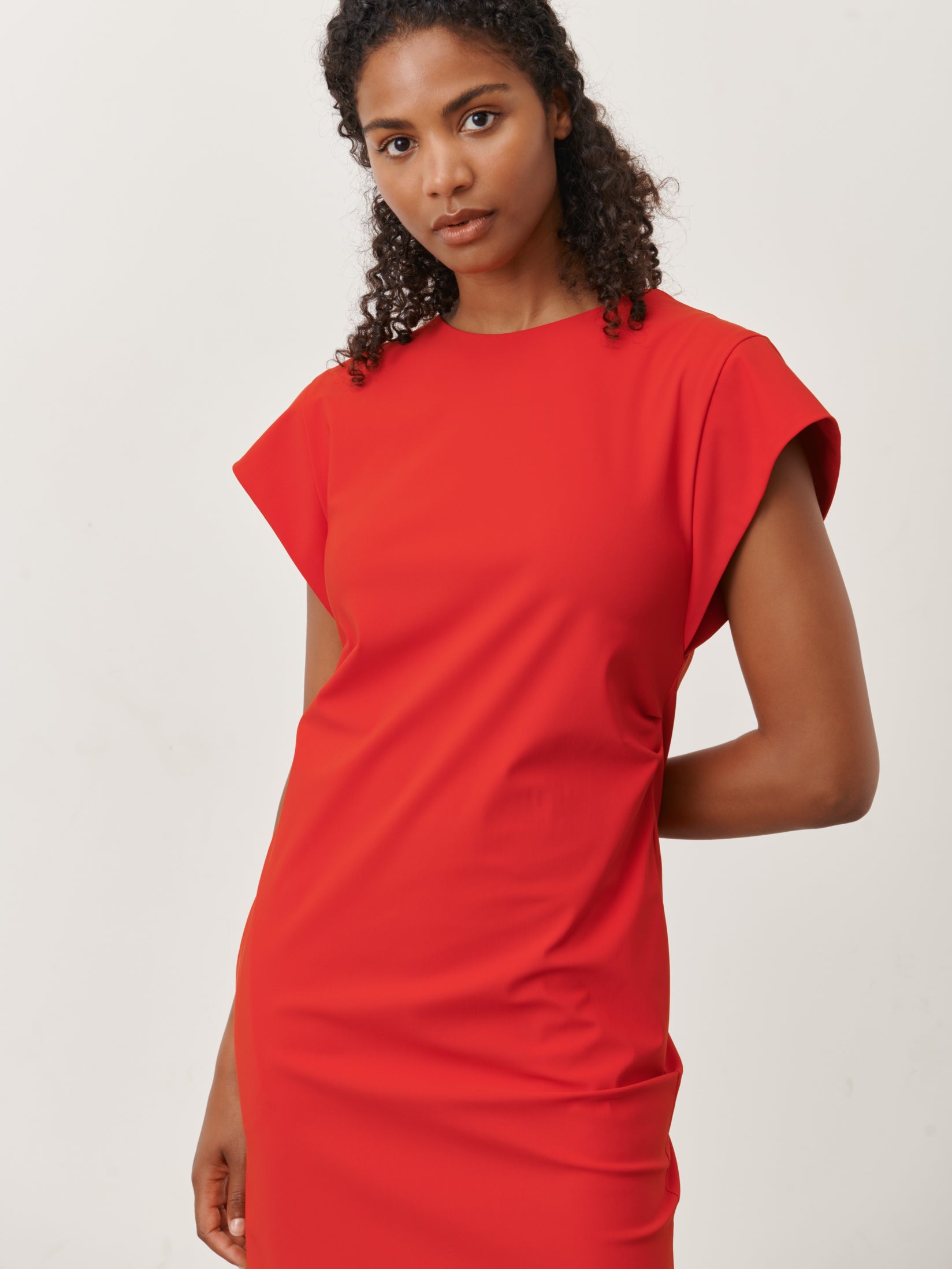 Domina Dress Technical Jersey | Red