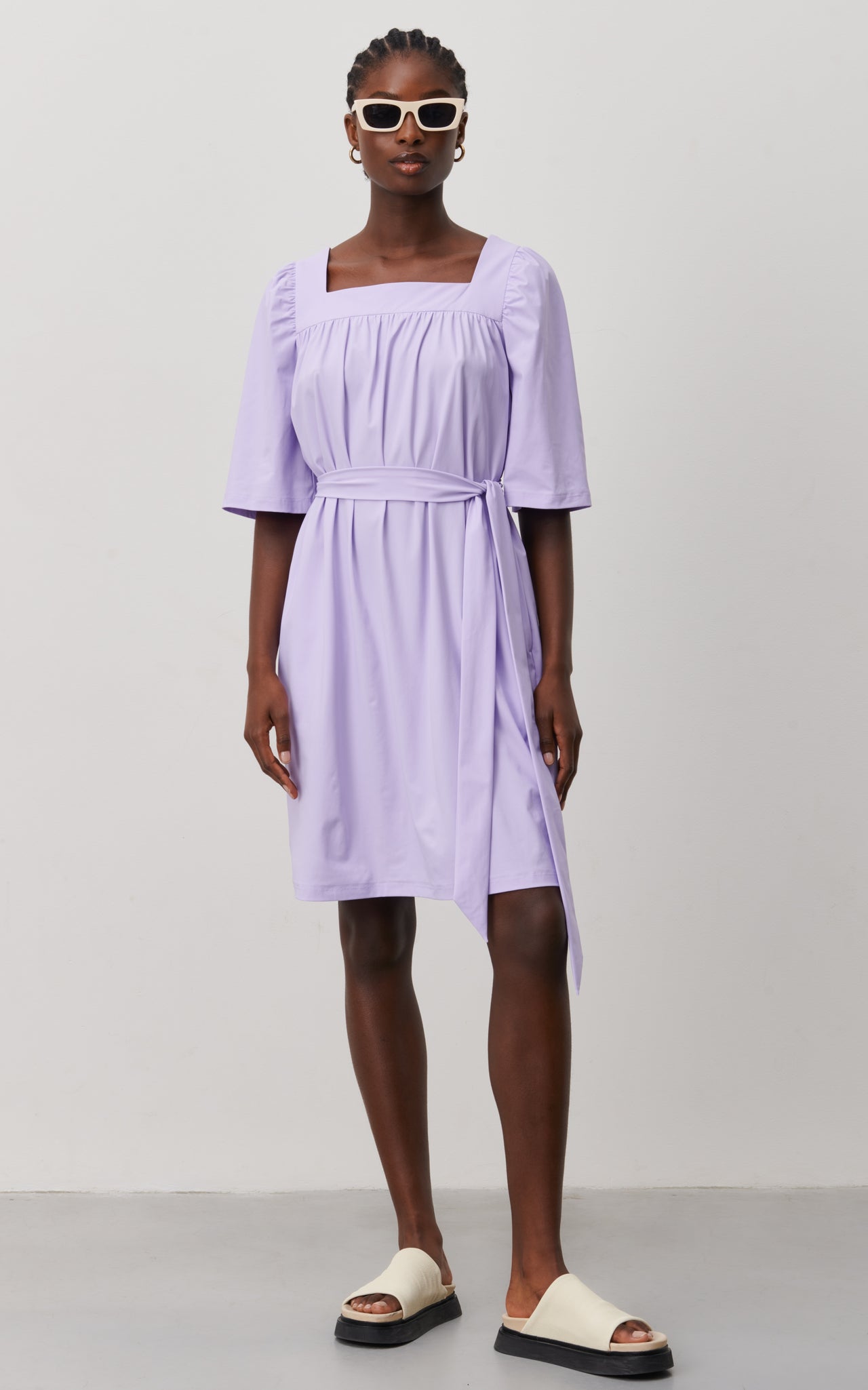 Jassi Dress Technical Jersey | Lila