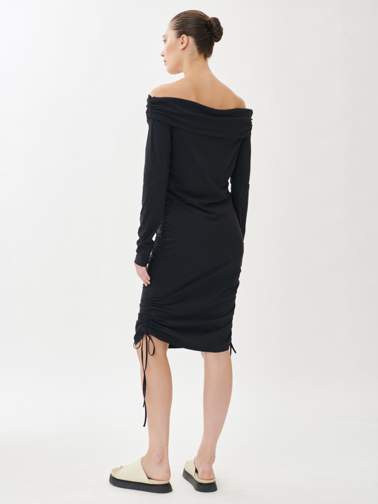 Sonia Dress Technical Jersey | Black