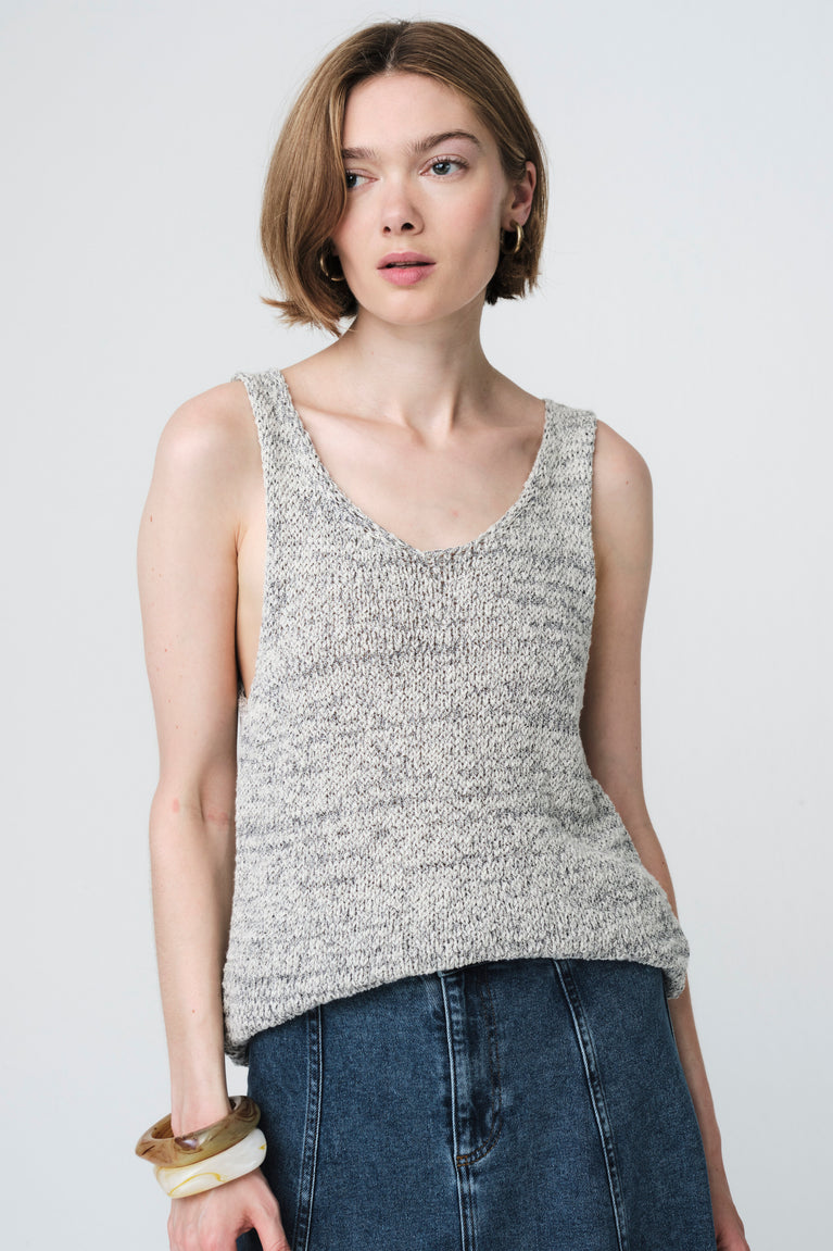 Top cotton E26119 | Grey