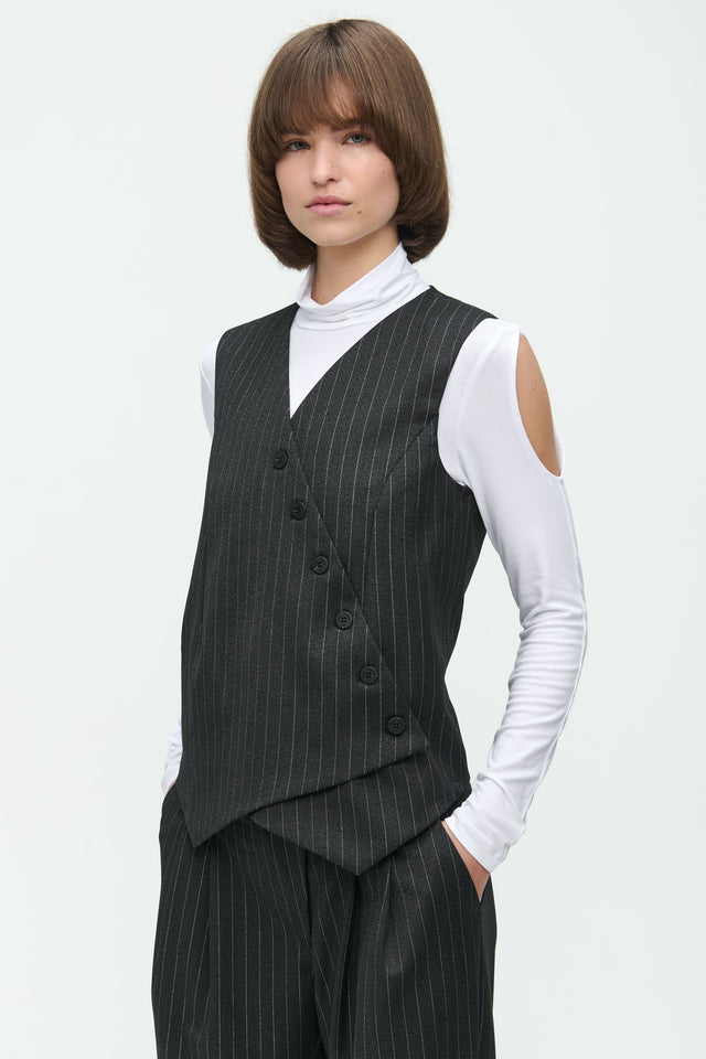 Oliver Vest | Anthracite