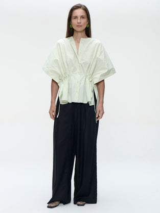 Hiroko cotton mix blouse | Aloe