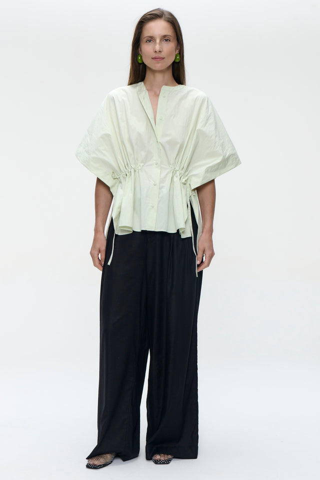 Hiroko cotton mix blouse | Aloe