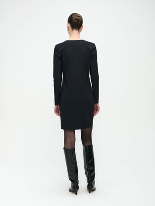 Dagmar Dress Technical Jersey | Black