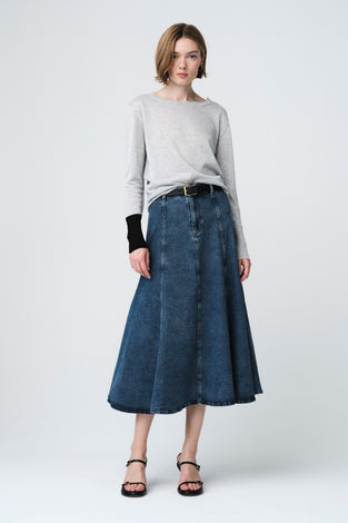 Fine Viscose Pullover 26032 | Silver