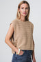 Open cotton Vest 2017 | Beige