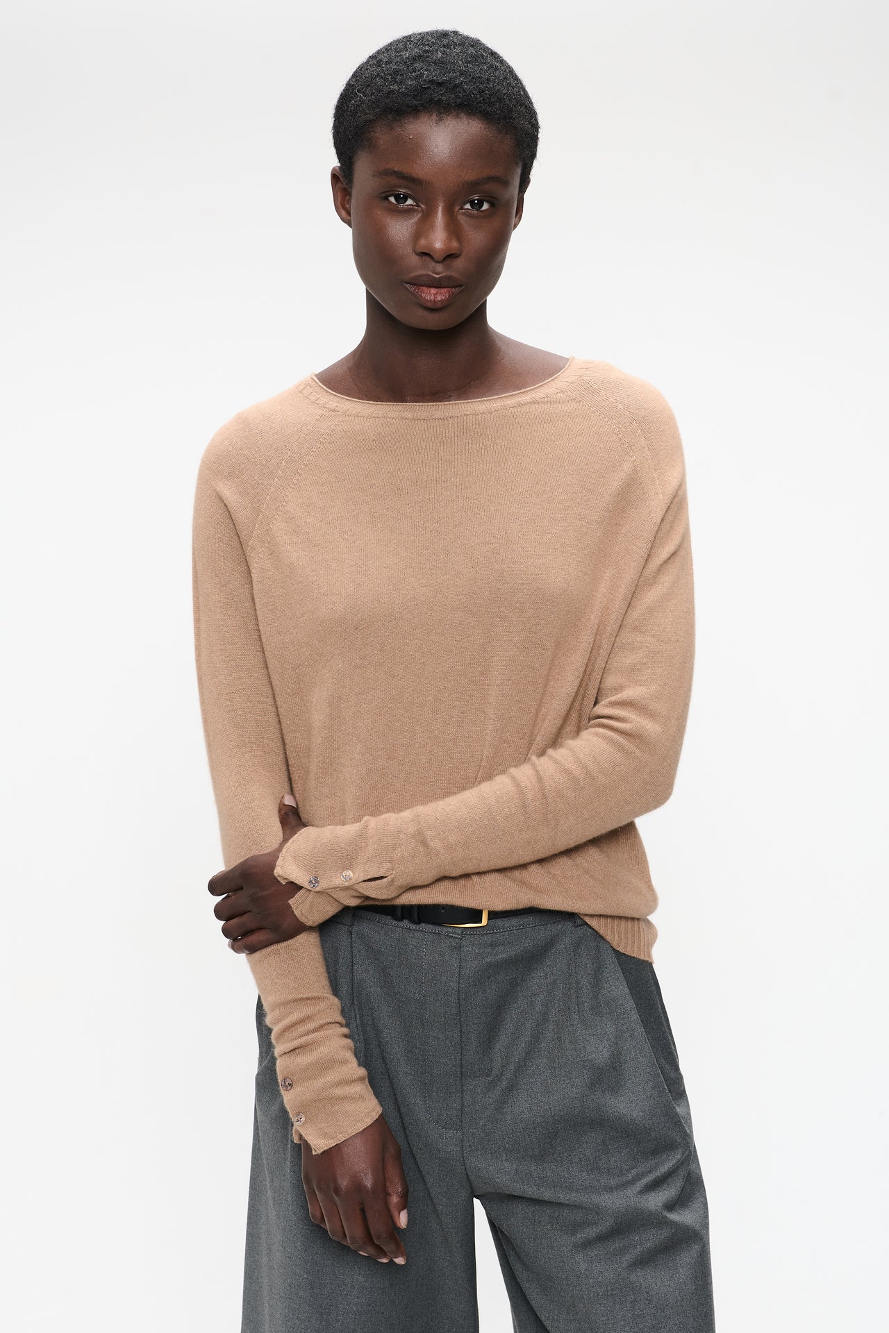 Pullover Cashmere blend 2480 | Camel