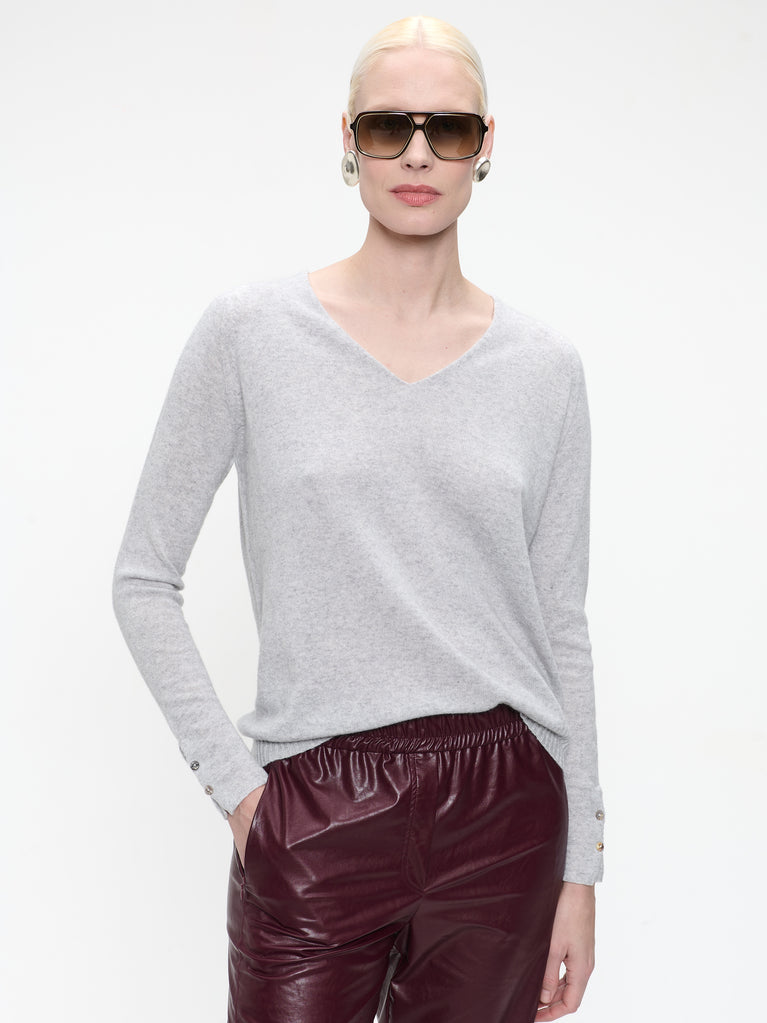 Pullover Cashmere blend 2479 | Light Grey