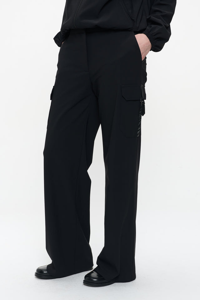 Noreen pants technical jersey | Black