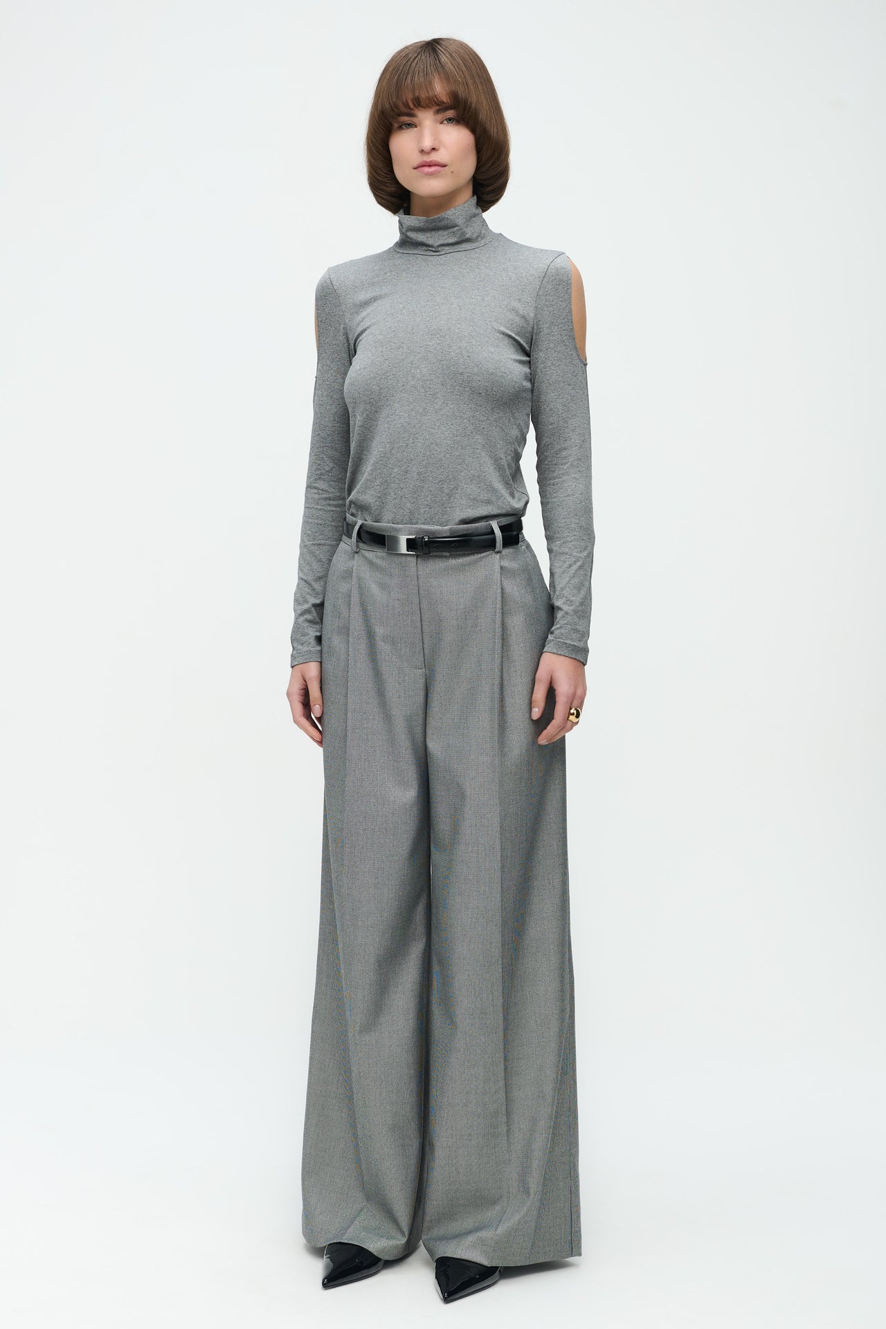 Marga Pants | Grey Silver