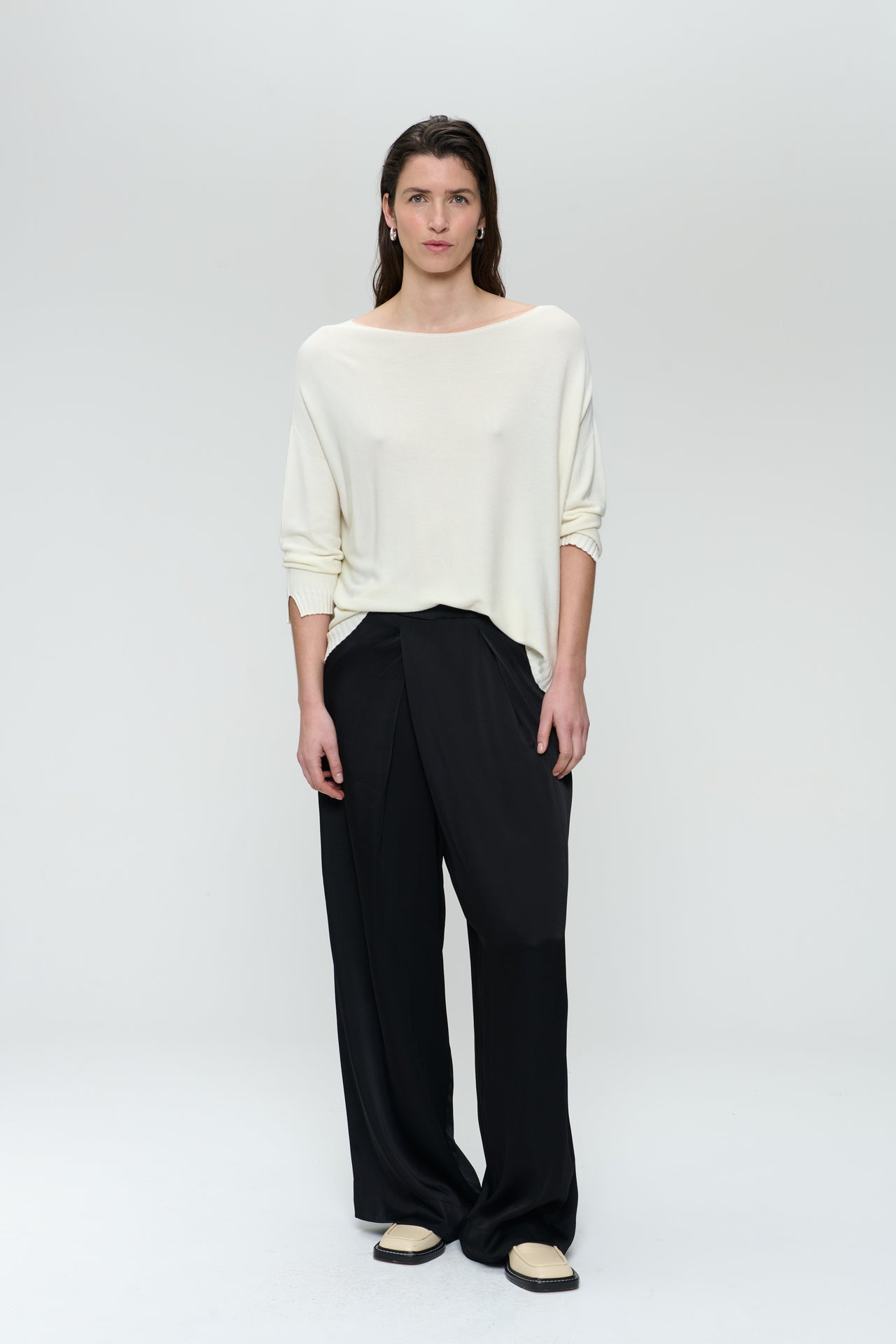 M205 seamless cotton pullover | Ecru