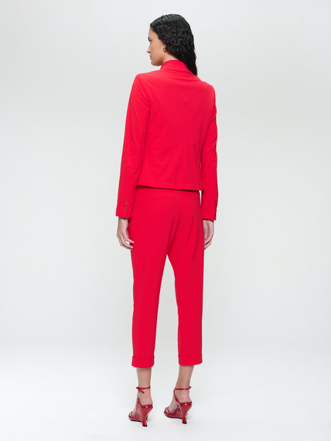 Elvira blazer structure technical jersey | Red