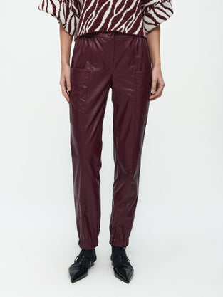 Ines Pants | Bordo