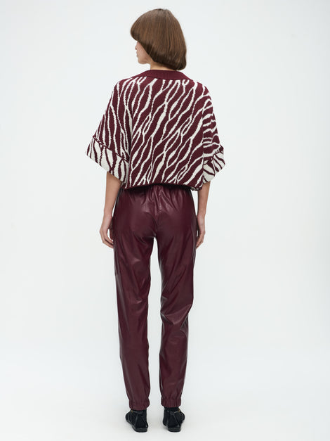 Ines Pants | Bordo