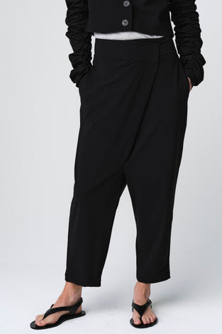 Savino pants technical jersey | Black