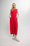 Jackie structure technical jersey dress | Red