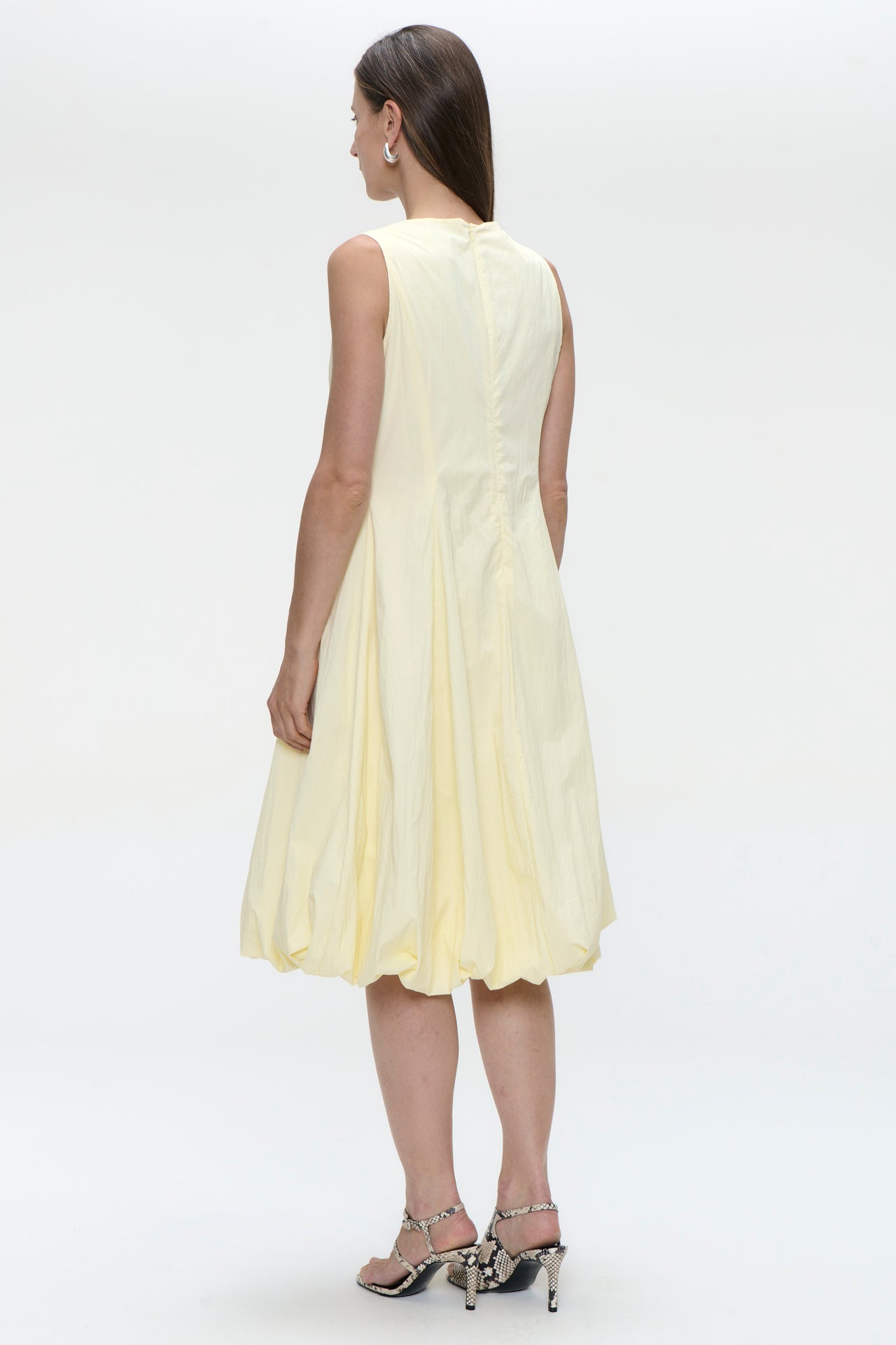 Satomi tafeta dress | Yellow