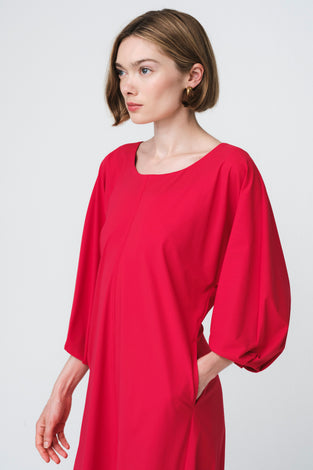 Lide dress technical jersey | Red