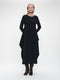 Isabel dress LS technical jersey | Black