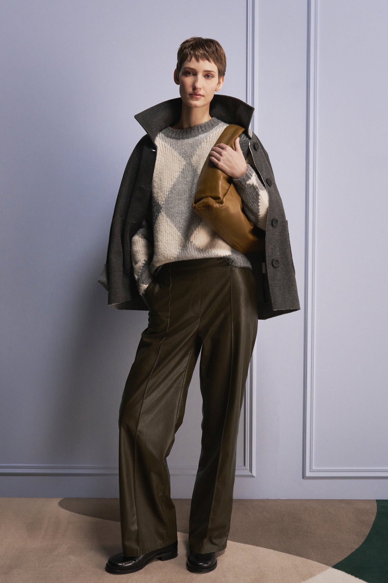 Thera eco leather pants | Army