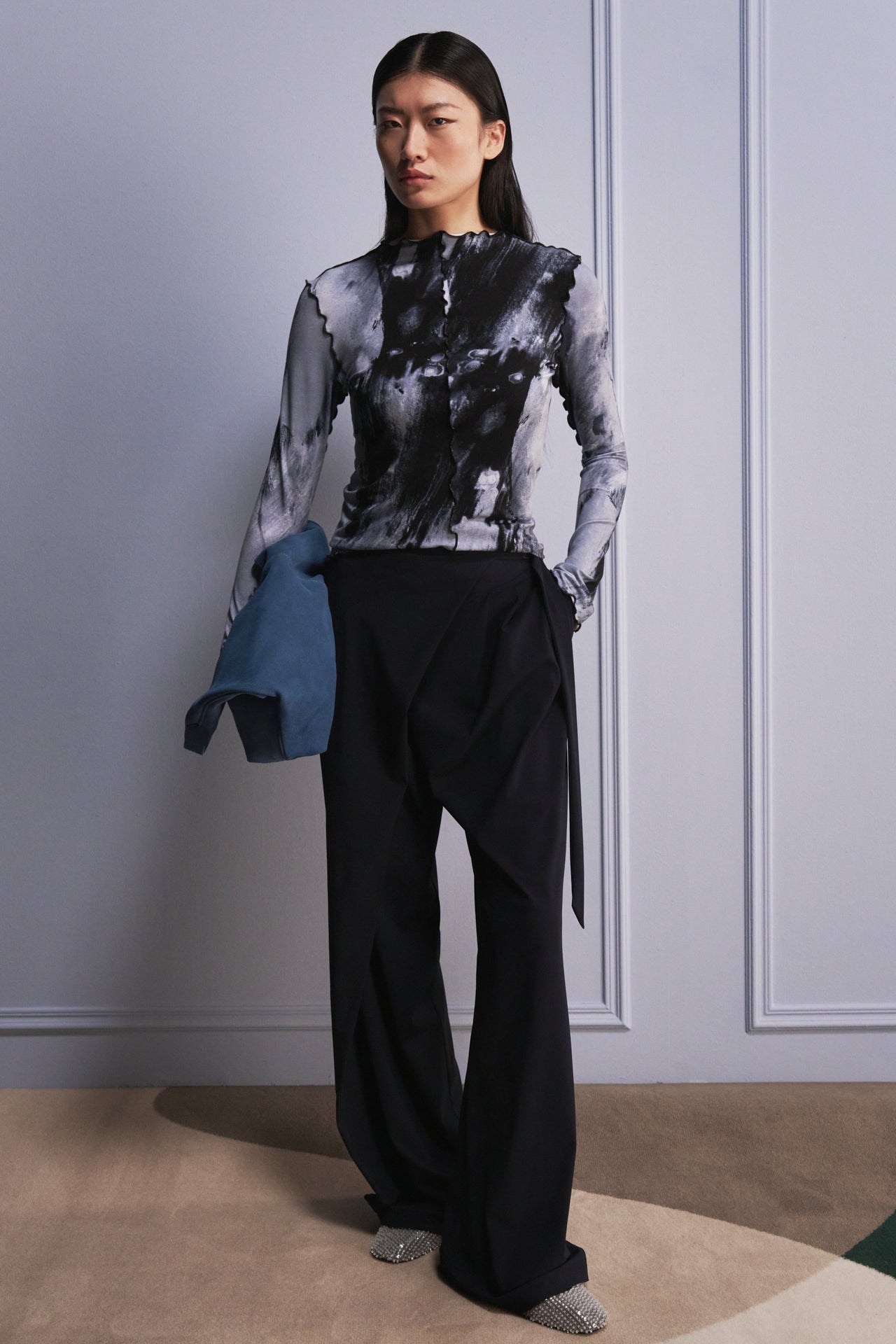 Enny pants technical jersey | Blue