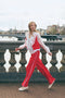 AntinyP structure tech jersay pants | Red