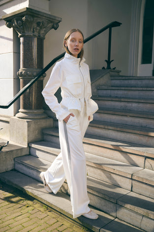 Manola taffeta jacket | Off White