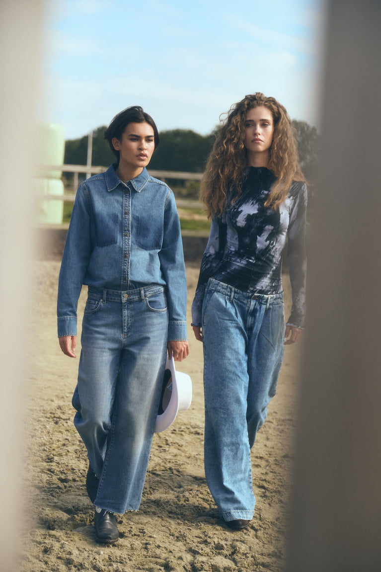 Saige ankle leg Kyoto jeans | Flu Blue
