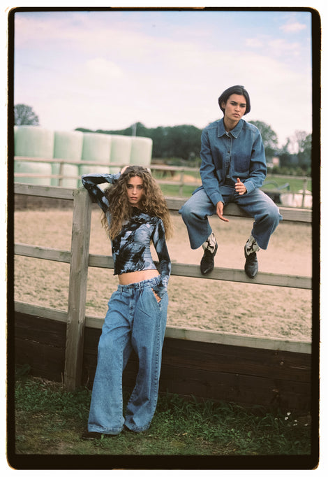Saige ankle leg Kyoto jeans | Flu Blue