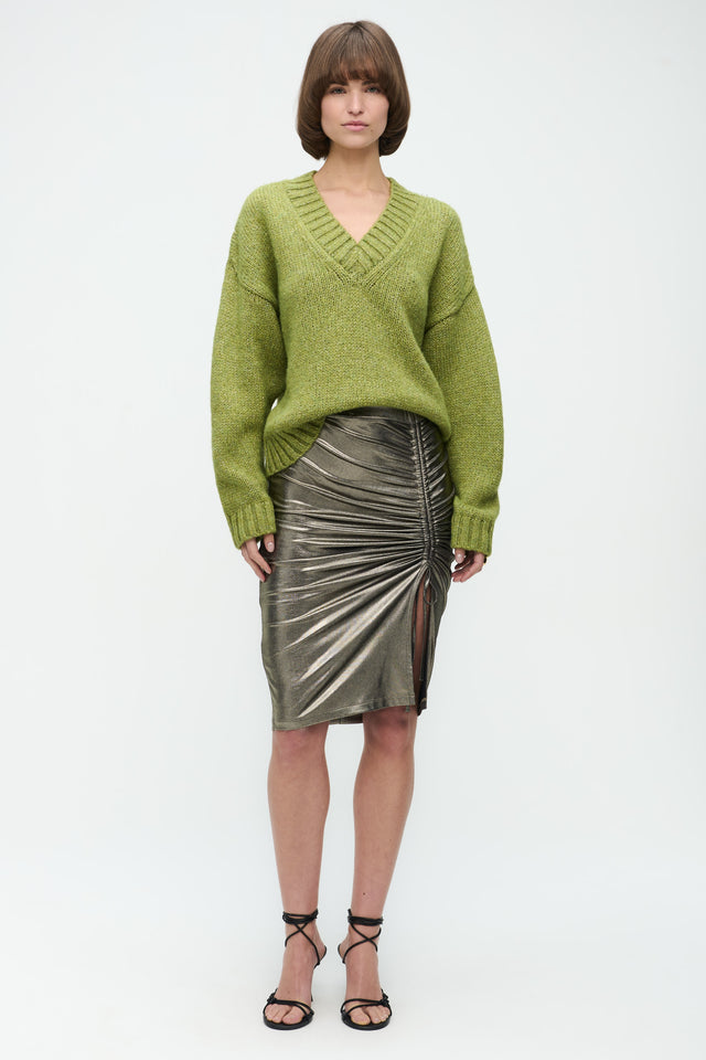 Sof Skirt | Gold Shiny