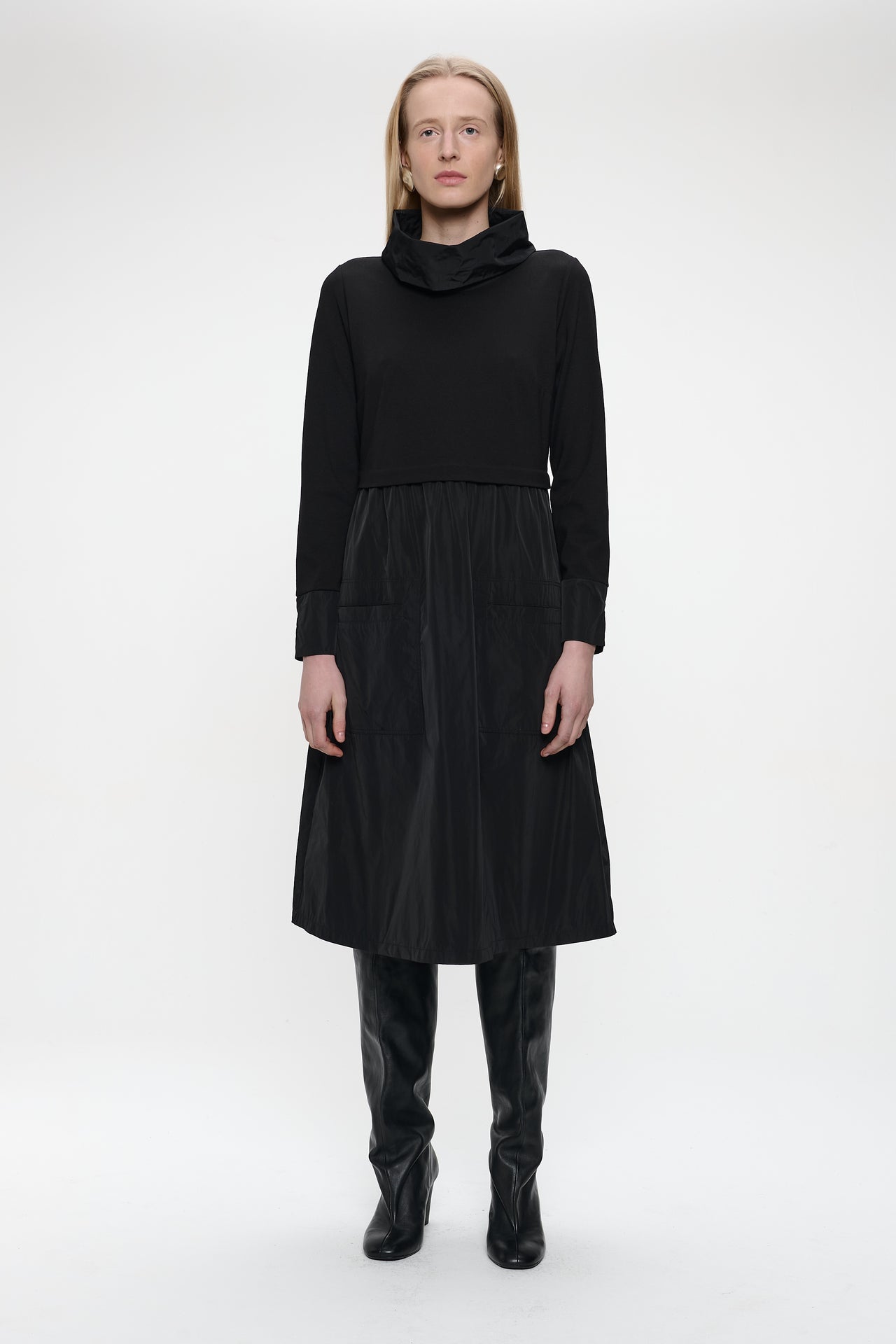 Dress mix cotton taffeta 176l | Black