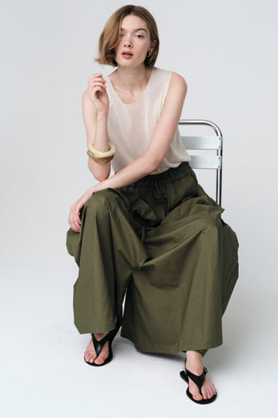 Rapa cotton pants | Army