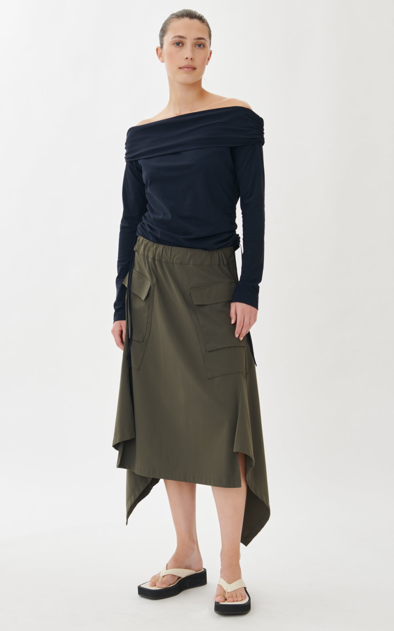 Ava Top Technical Jersey | Black