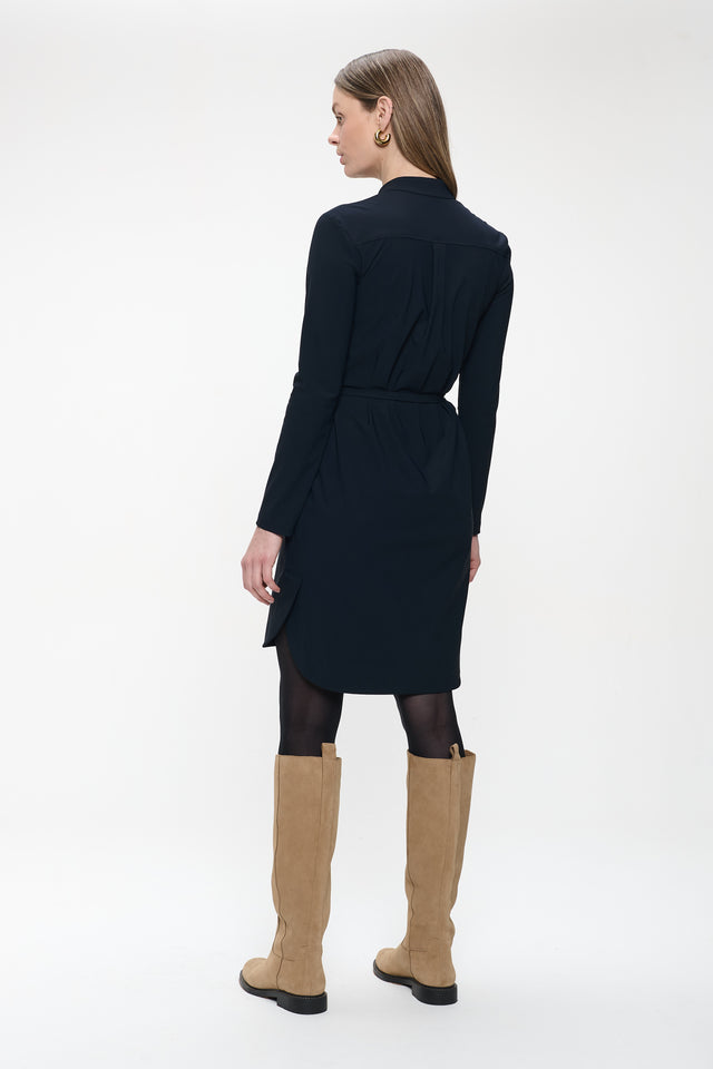 Gerrie dress technical jersey | Blue