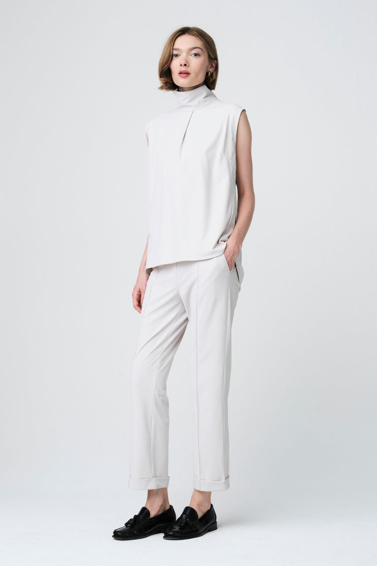 Dolche Vitas WS strech tech jersey top | Sand