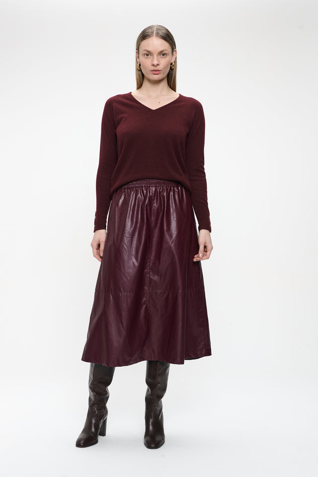 Pullover Cashmere blend 2479 | Bordo