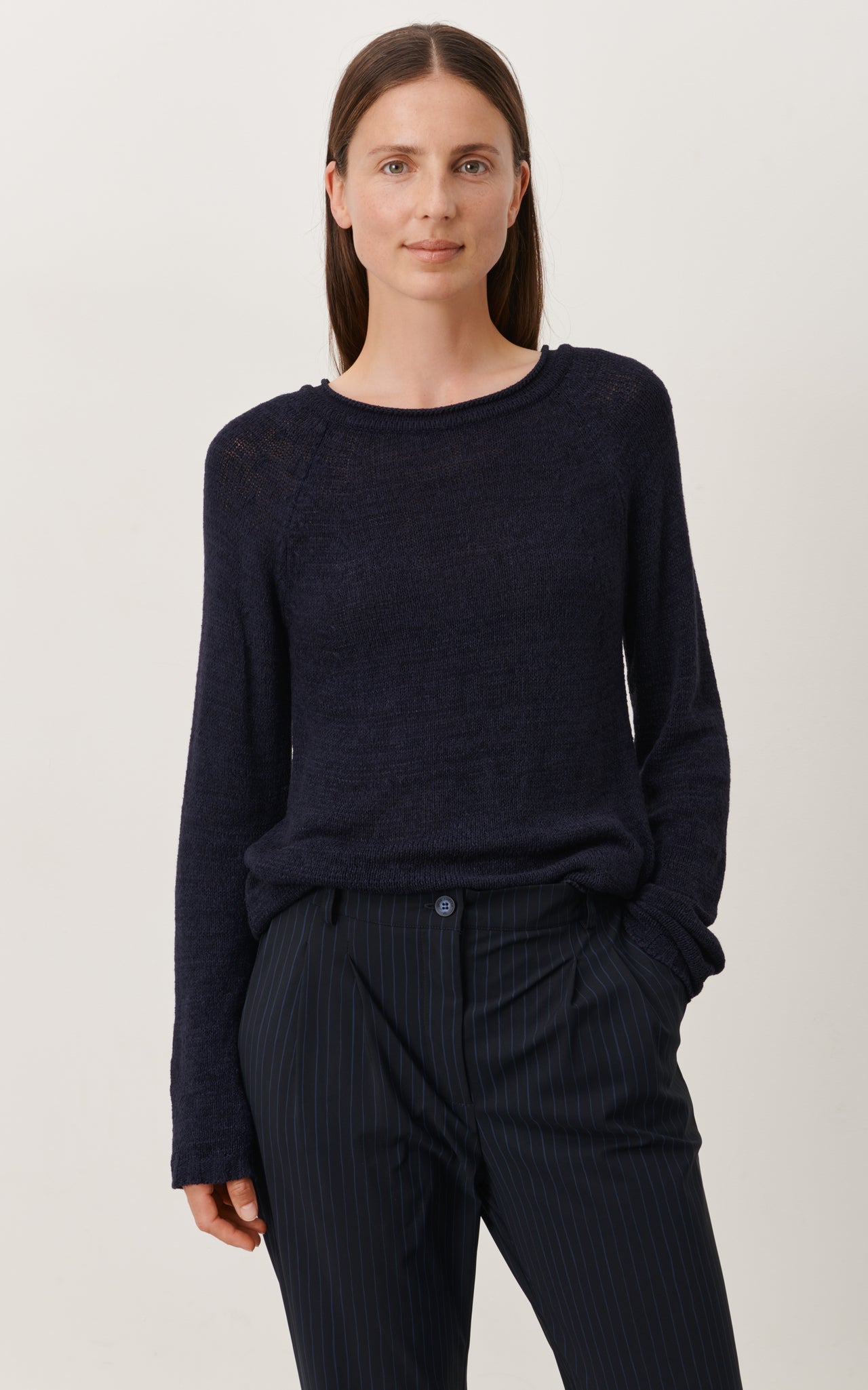 Wholegarment pullover | Blue