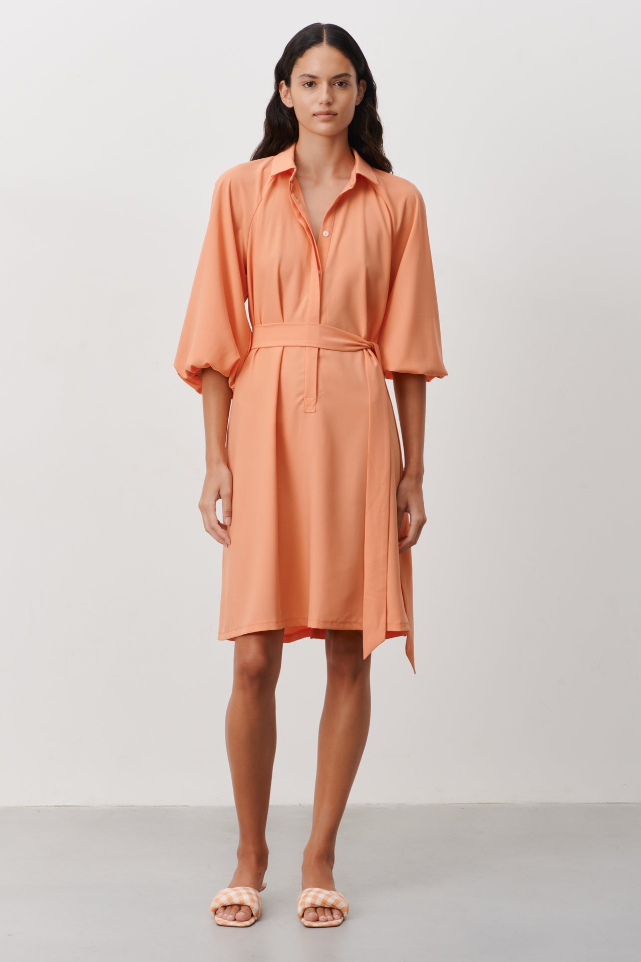 Carlen Short Dress | Orange