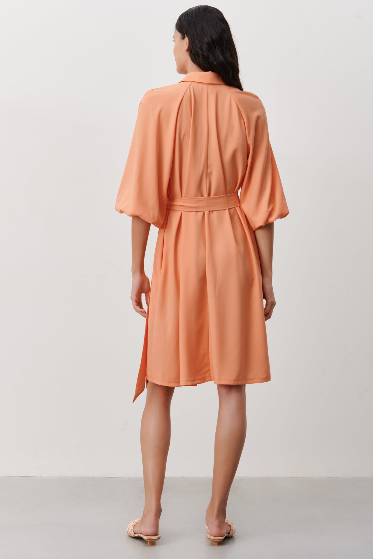 Carlen Short Dress | Orange