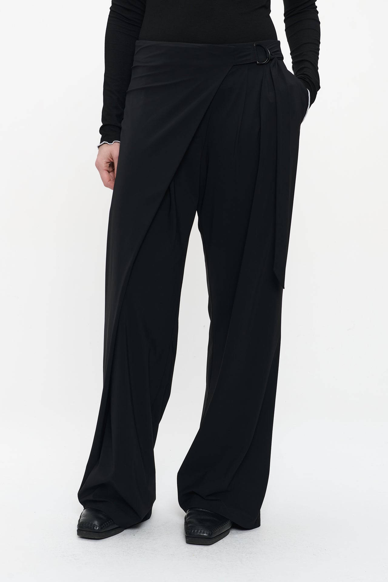 Enny pants technical jersey | Black