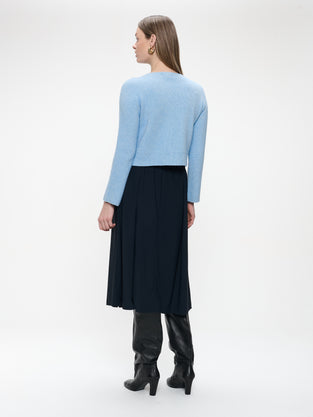 Raffaele skirt technical jersey | Blue