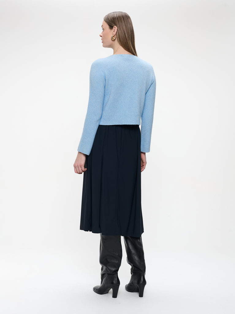 Raffaele skirt technical jersey | Blue