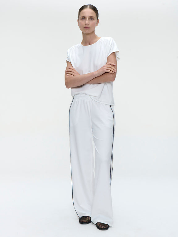Britta top technical jersey | White