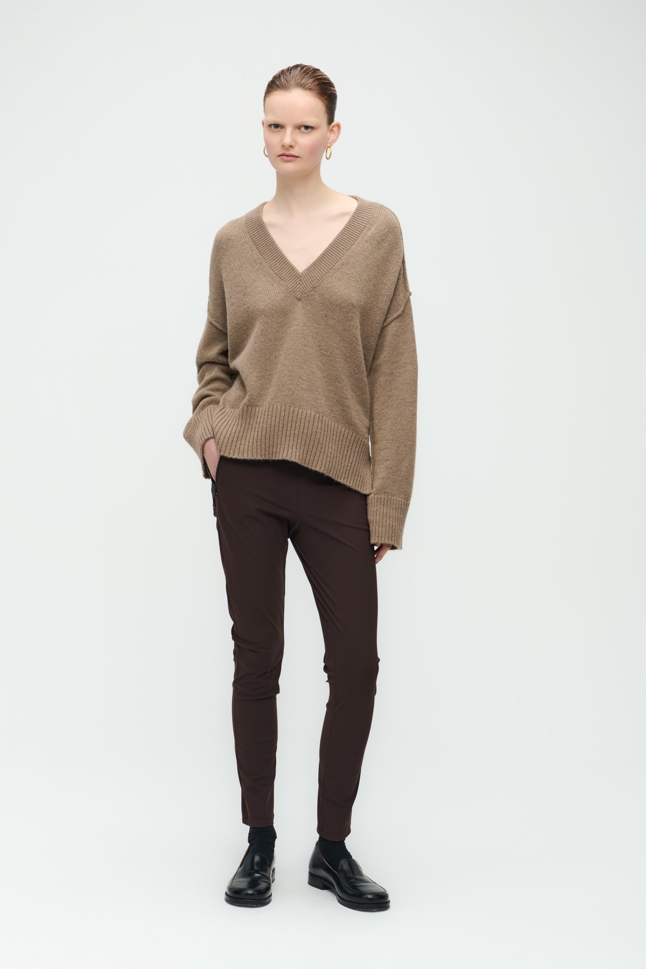 Tanja Pants Technical Jersey | Dark Brown